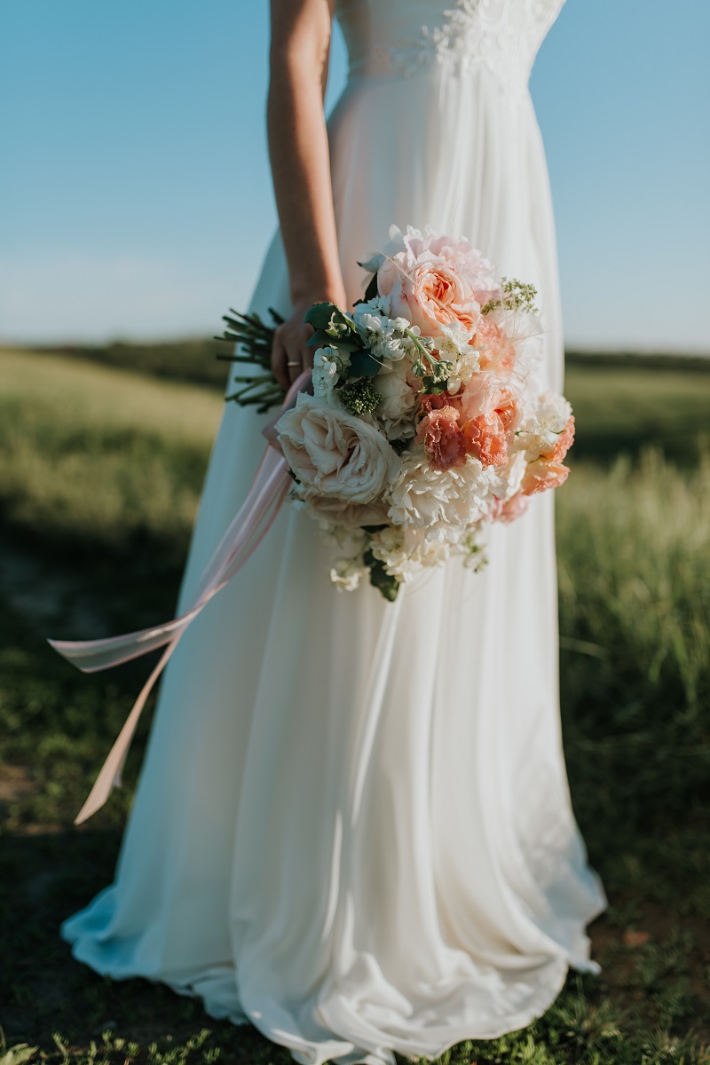 Gardenia bloemen in bruidsboeket