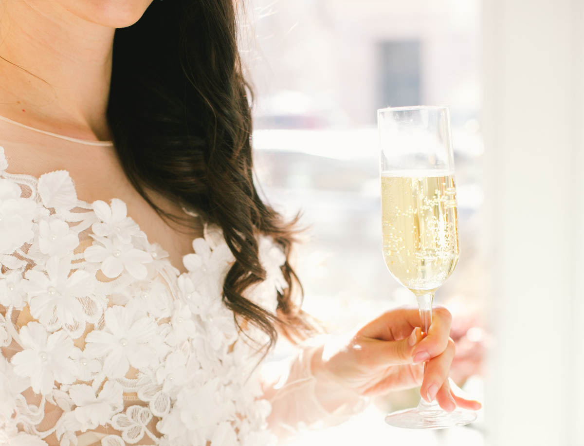 Champagne op je bruiloft